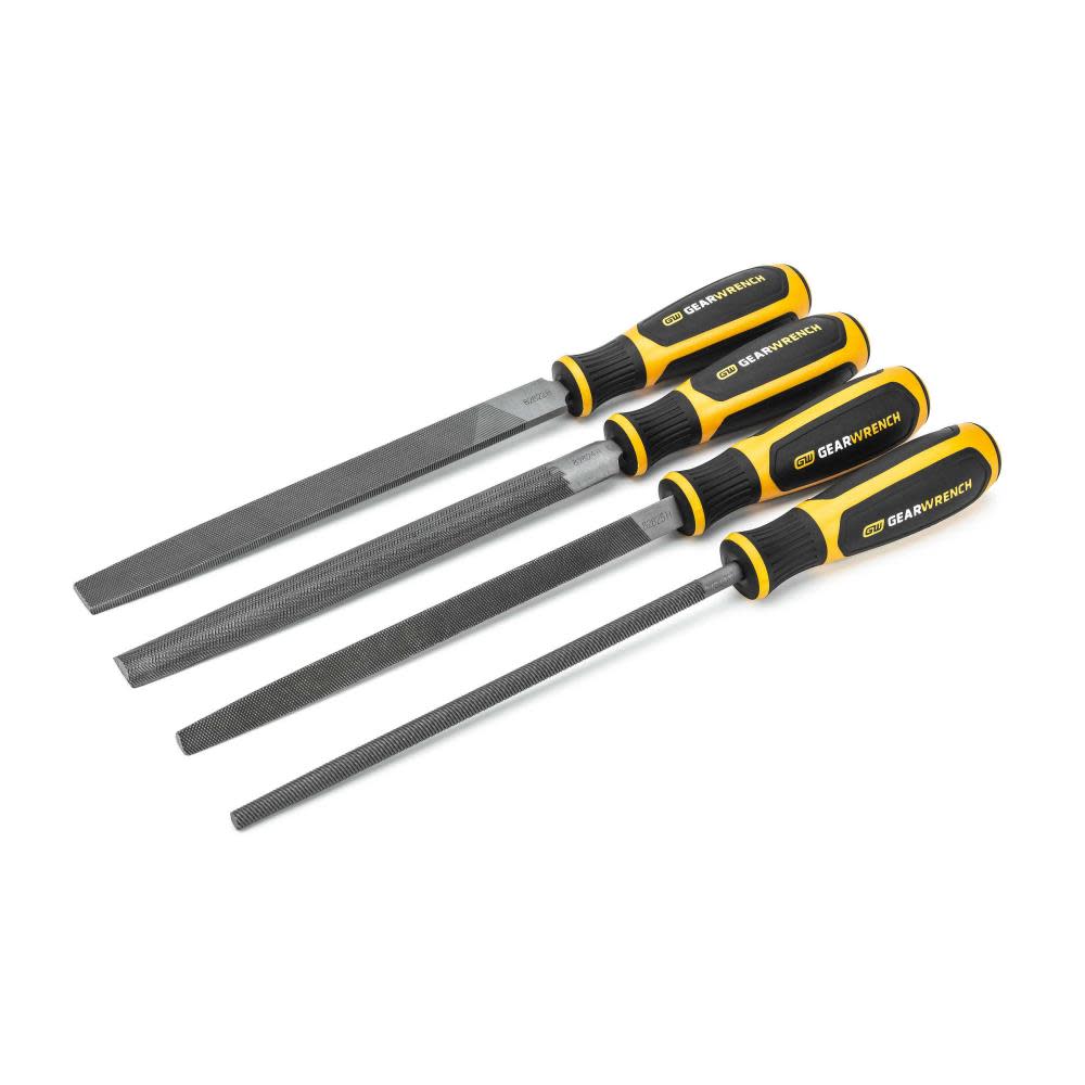 GEARWRENCH 4 Pc 8″ Bastard File Set - Ascmtools
