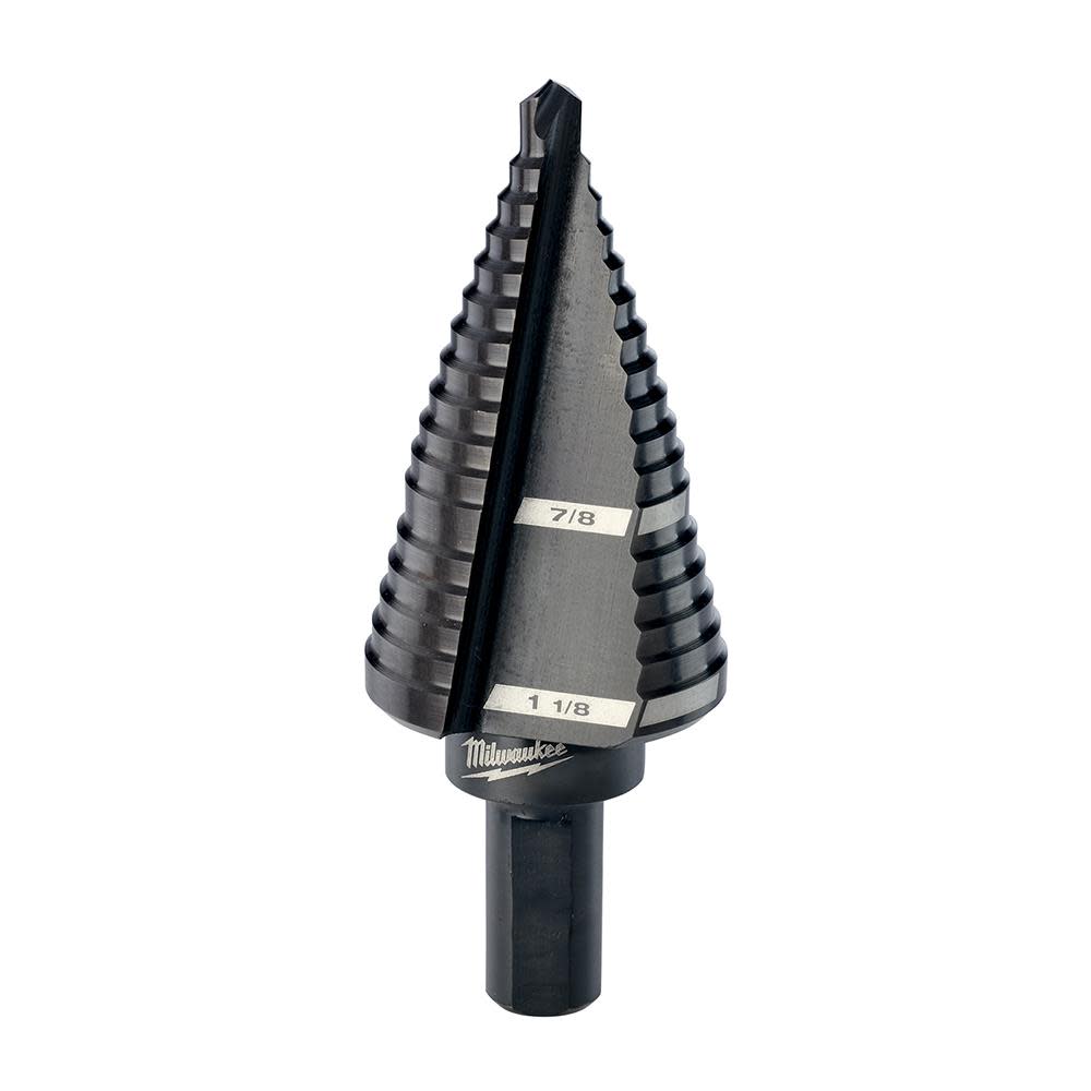 Milwaukee #9 Step Drill Bit 7/8 in. & 1-1/8 in. - Ascmtools