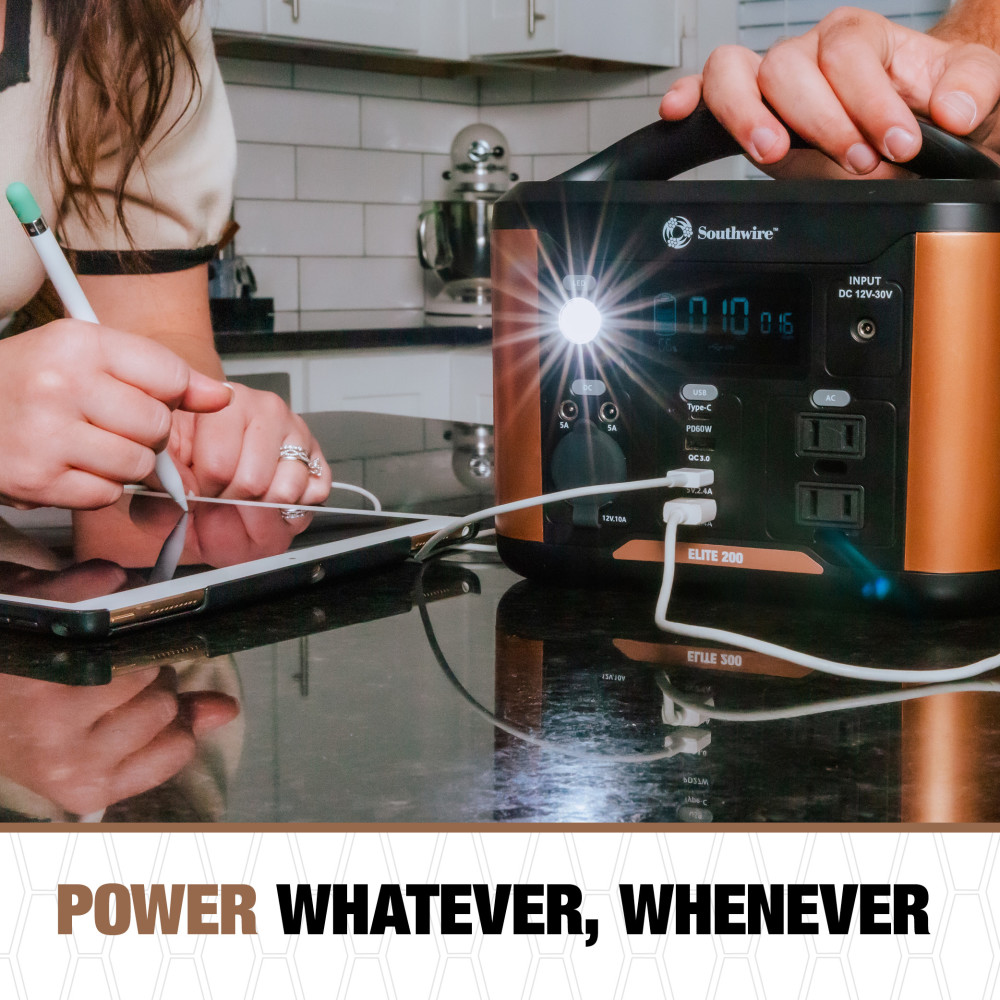 Southwire Elite 200 Series Portable Power Station - Ascmtools