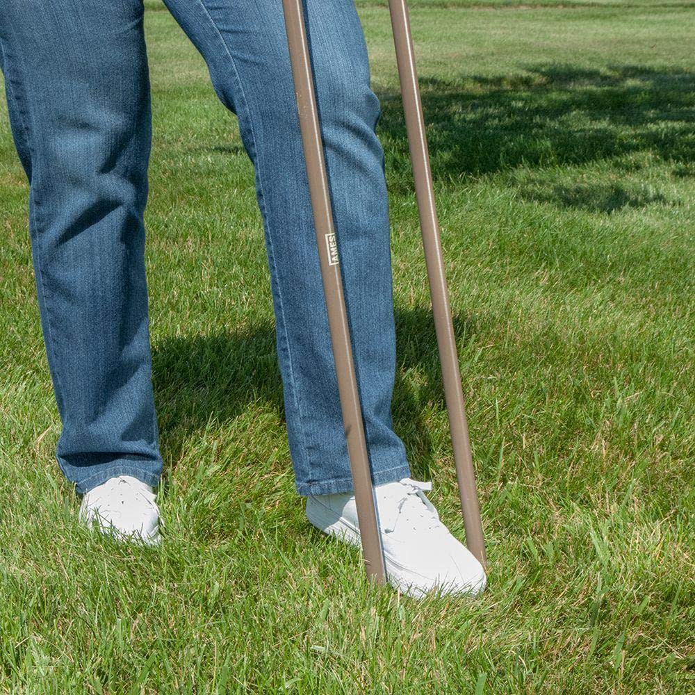 Ames Steel 4 Spike Lawn Aerator with Stirrup Handle - Ascmtools