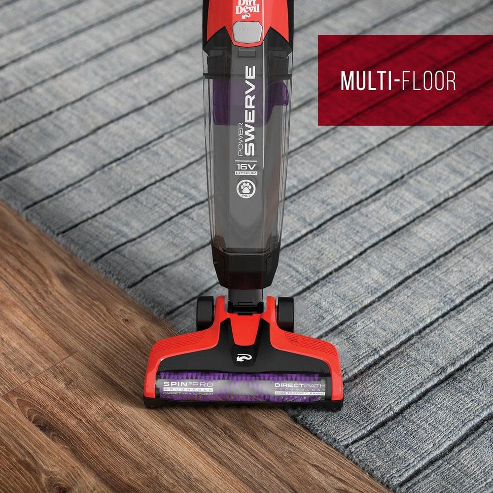 Dirt Devil Power Swerve Cordless Pet Stick Vacuum Cleaner - Ascmtools