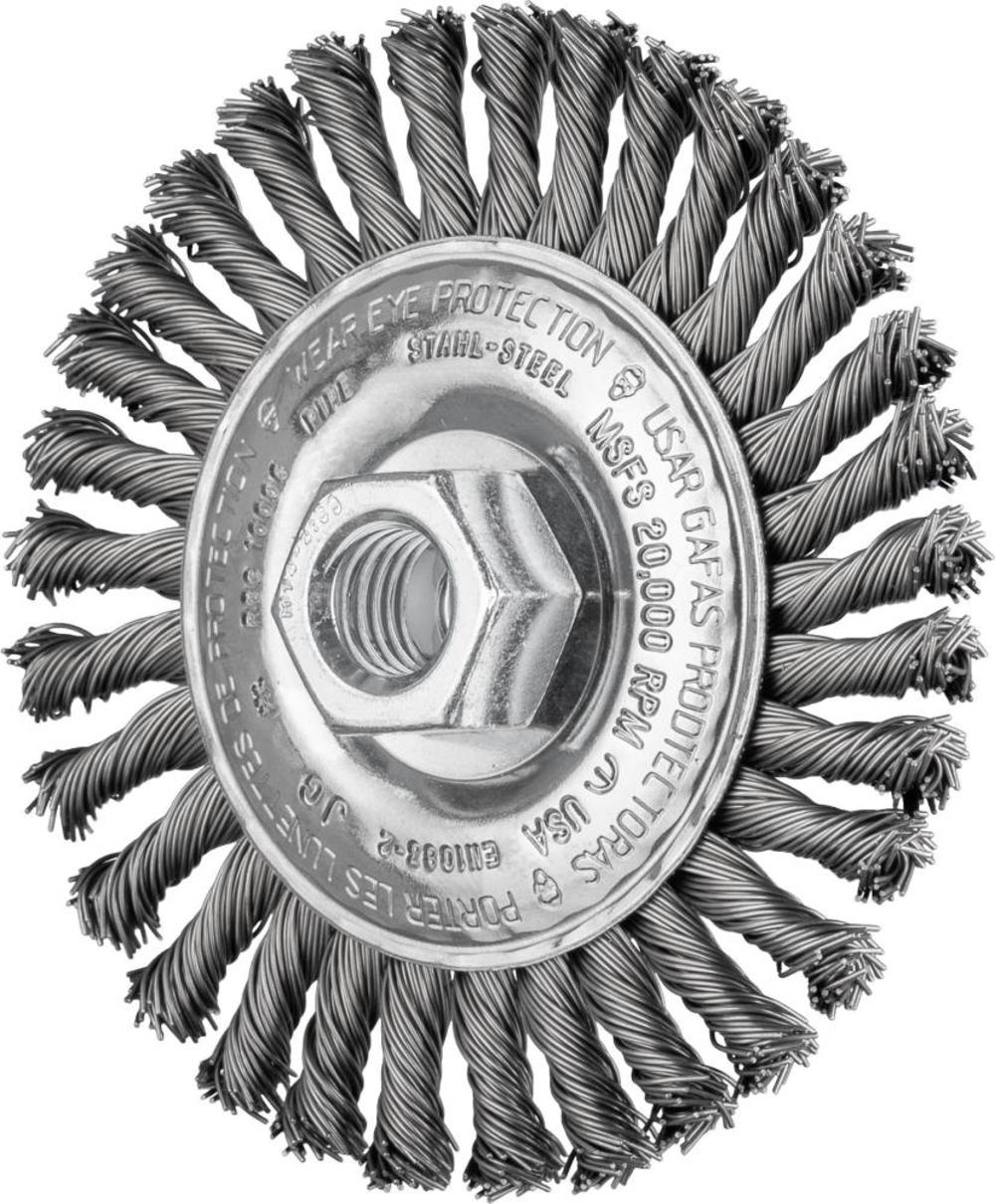 Pferd 4″ Stringer Bead Wheel .020 CS Wire 5/8 11 Thread - Ascmtools