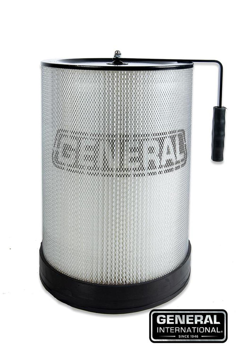 General International 1 Micron Washable Canister for 1 1/2HP + Dust Collectors - Ascmtools