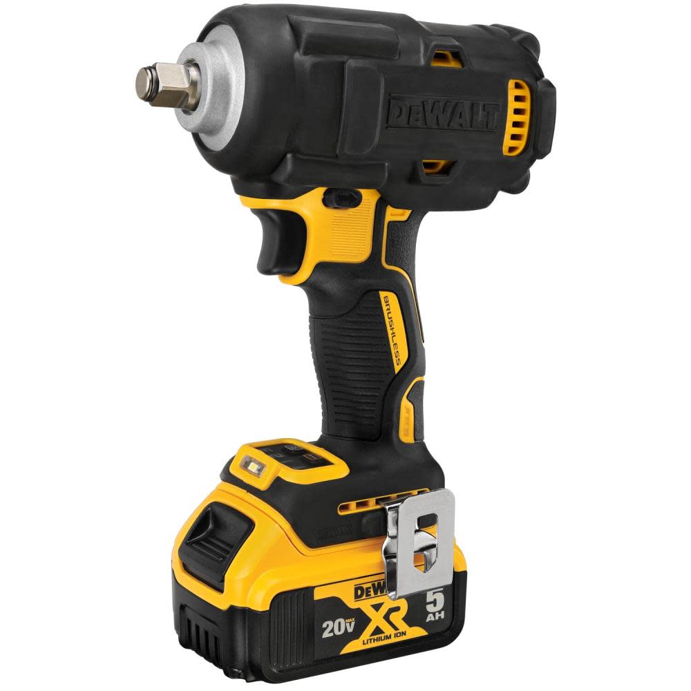 DEWALT 20V MAX XR 1/2″ Mid Range Impact Wrench Kit with Hog Ring Anvil - Ascmtools