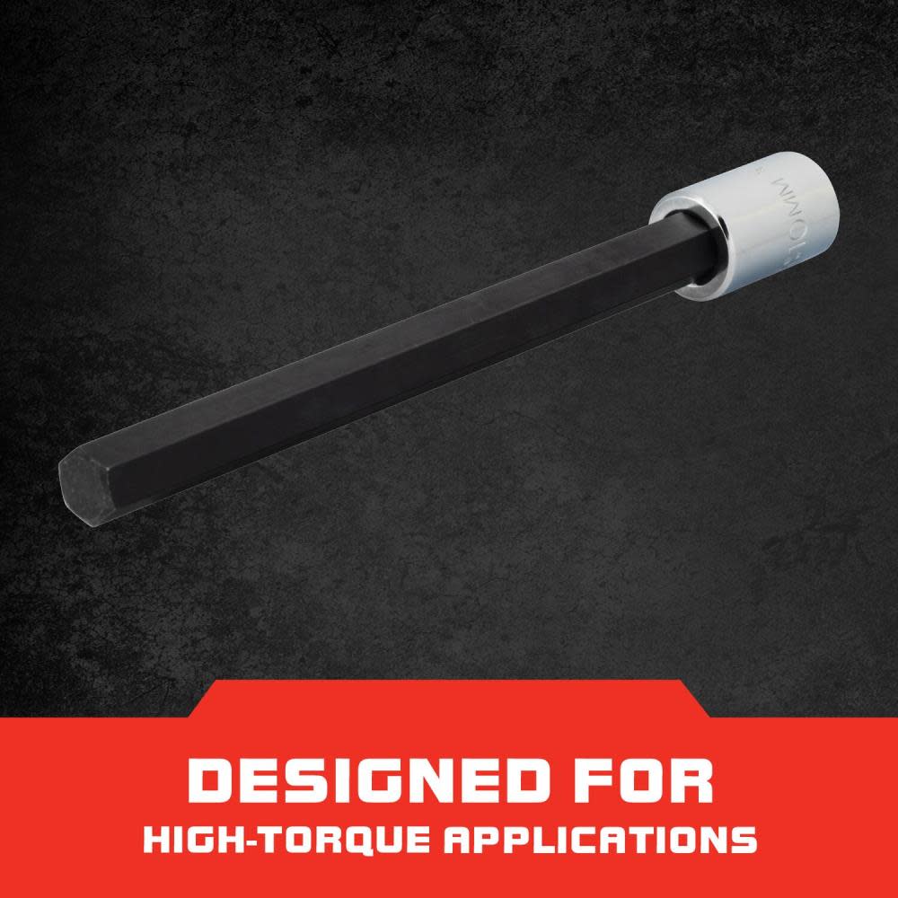 Proto 3/8″ Drive Extra Long Hex Bit Socket – 10 mm - Ascmtools
