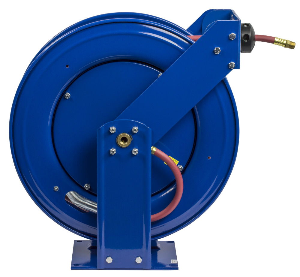 Coxreels Hose Reel Supreme Duty Spring Rewind for Air/Water 1/2″ ID 50′ 300 PSI - Ascmtools