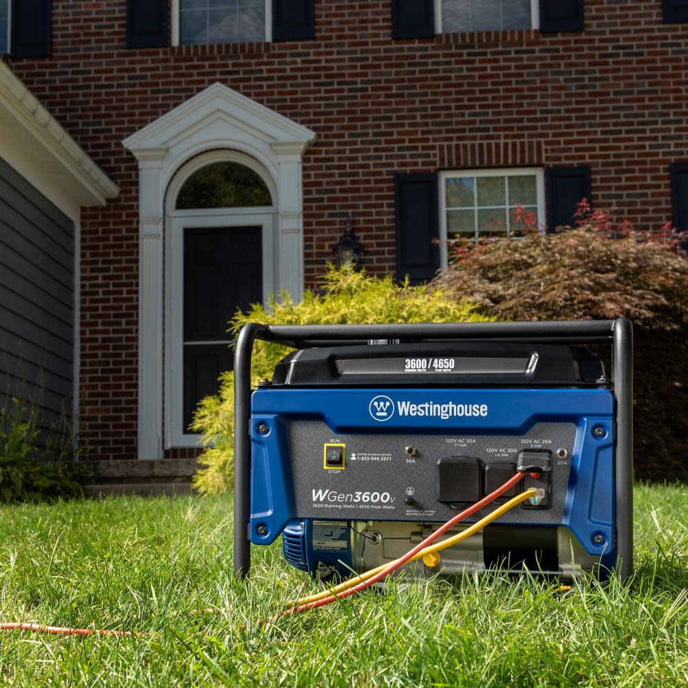 Westinghouse Outdoor Power 3600 Running Watt Portable Gas Powered Generator with RV Ready TT-30R 30 Amp Receptacle - Ascmtools