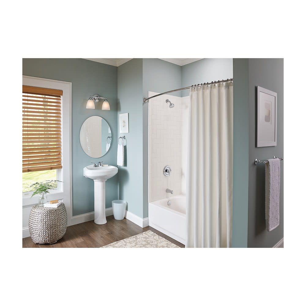 Moen Shower Rod Chrome 72″ Adjustable Curved - Ascmtools