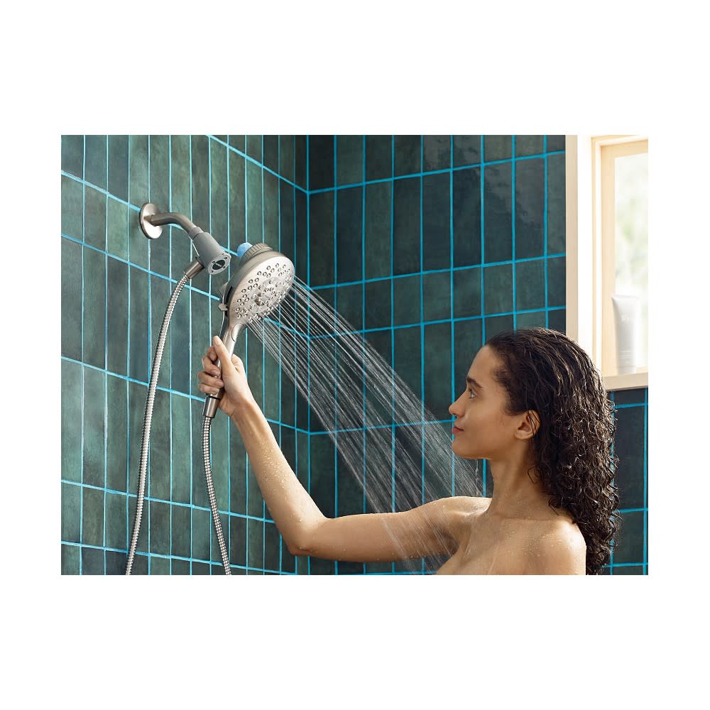 Moen Spot Resist Nickel Aromatherapy Handshower with INLY Capsule - Ascmtools