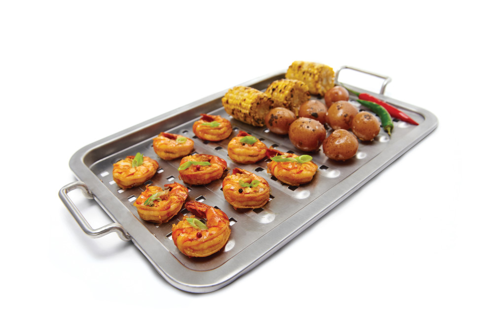 Broil King 16-in x 11-in Stainless Steel Flat Grilling Topper - Ascmtools