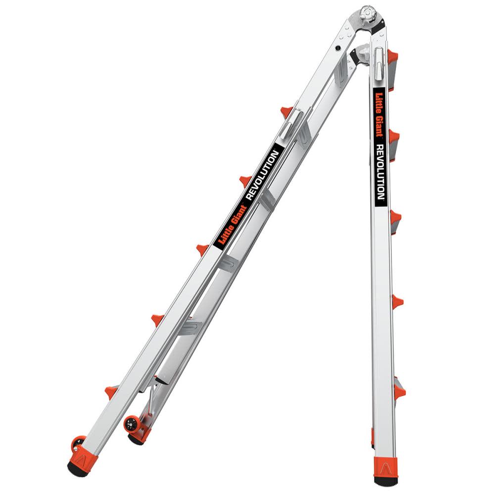 Little Giant Safety Multi Position Ladder 22′ Telescoping Type IA with Project Tray Bundle - Ascmtools