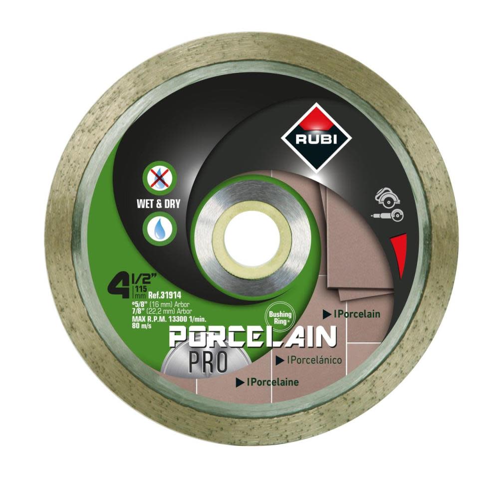 Rubi Tools 4-1/2 In. Diamond Tile Blade - Ascmtools