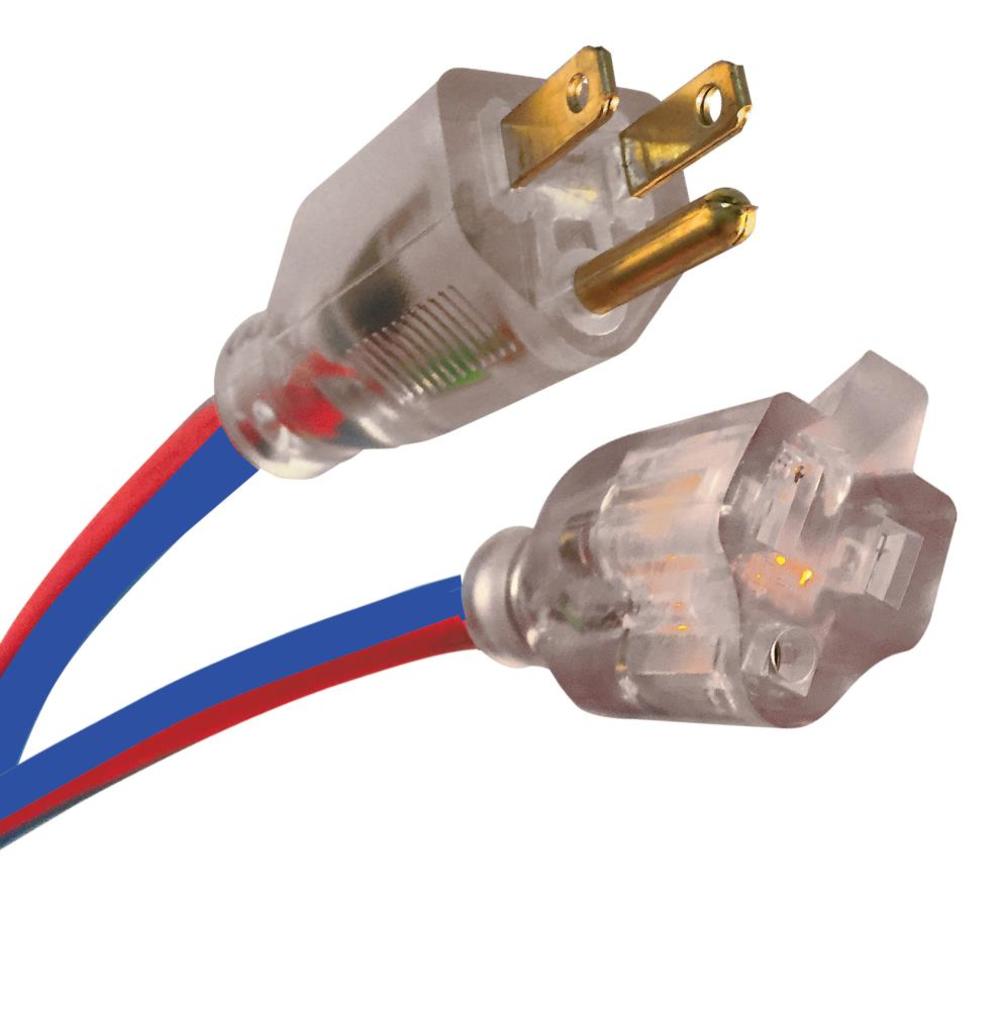 Voltec 100ft 10/3 SJEOW Extreme U-Ground Extension Cord - Ascmtools