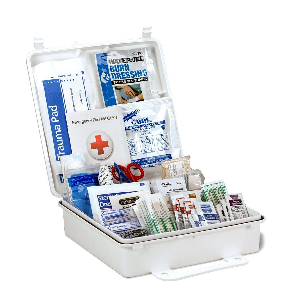 First Aid Only First Aid Kit 50 Person ANSI Class A+ Plastic Case - Ascmtools