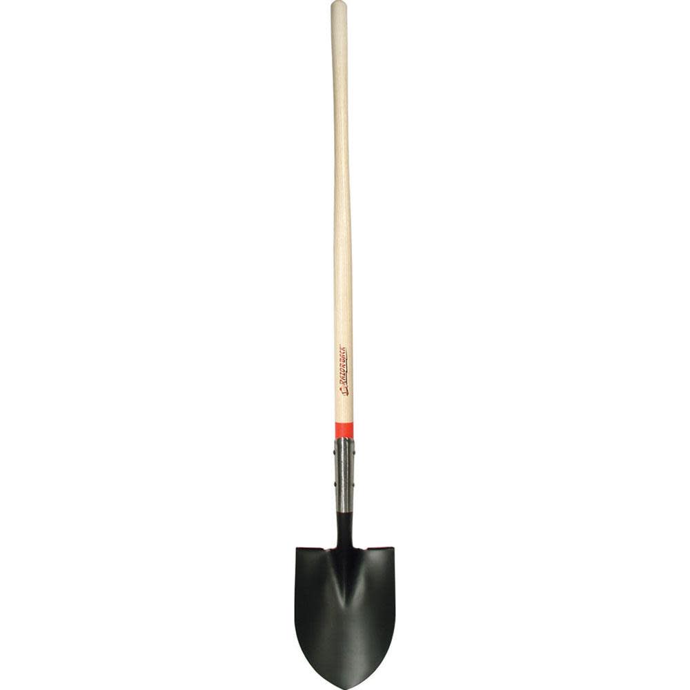 True Temper Round Point Shovel with Open-Back and Dual Rivet - Ascmtools