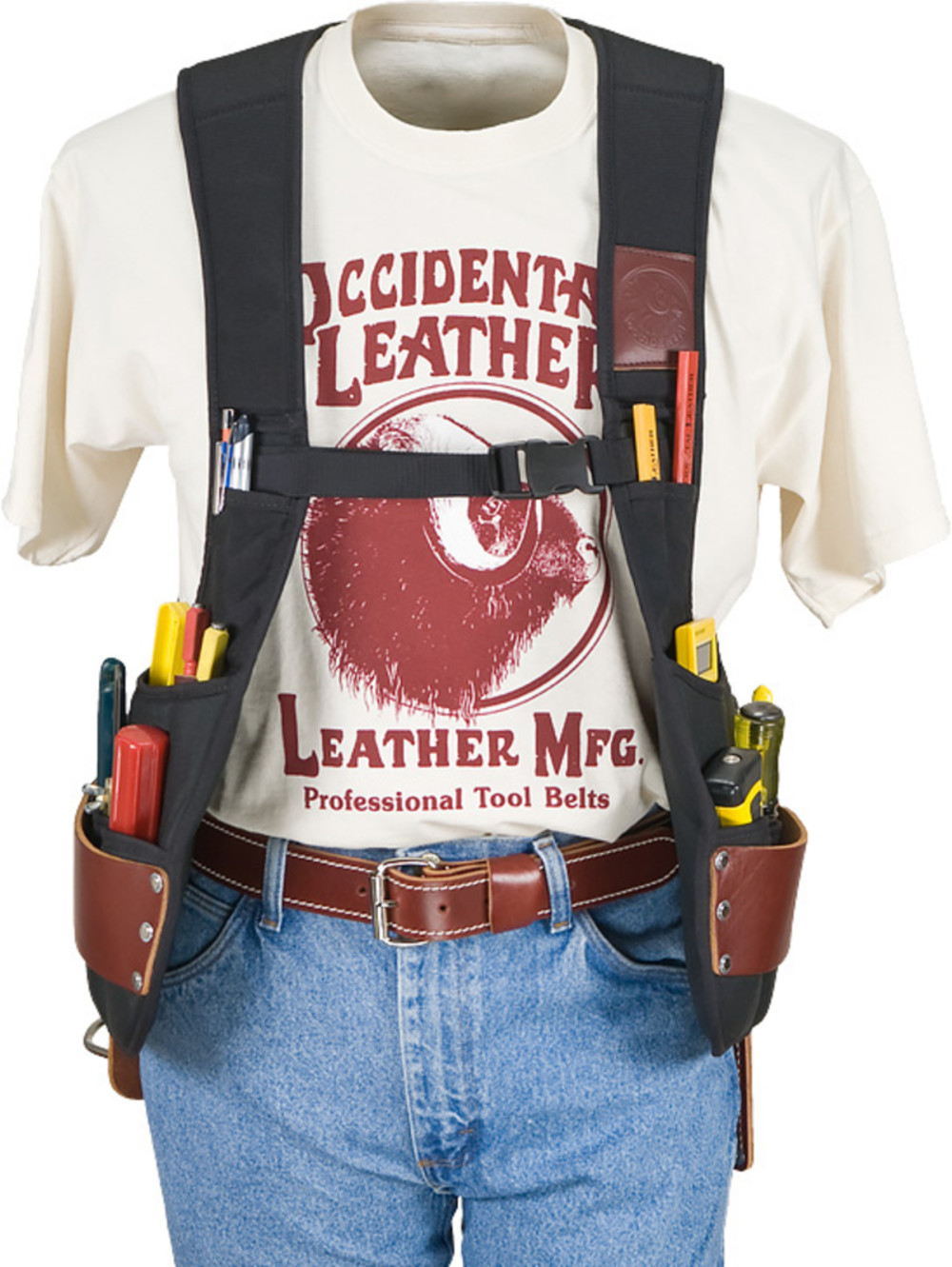 Occidental Leather 2500 Stronghold SuspendaVest – OSFM - Ascmtools