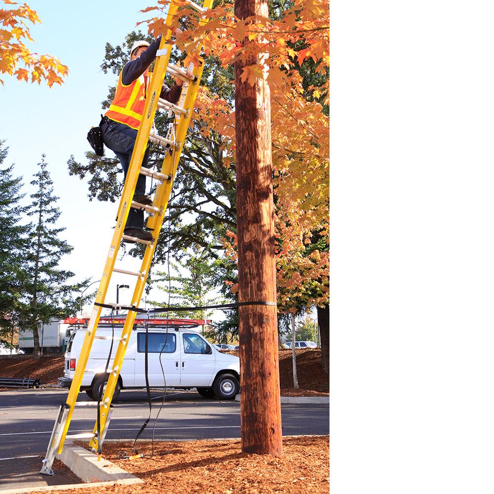 Werner 28 Ft. Type IAA Fiberglass Extension Ladder - Ascmtools