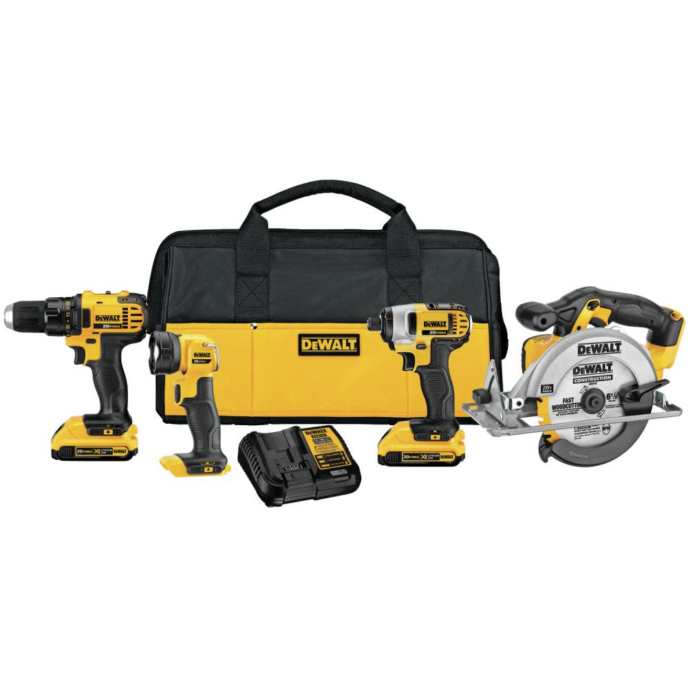 DEWALT DW 20V MX 4-Tool Combo Kit W Saws - Ascmtools