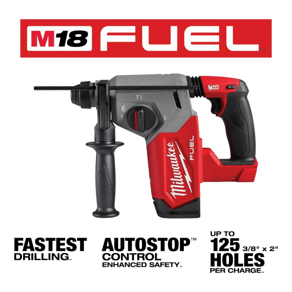 Milwaukee M18 FUEL Rotary Hammer 1″ SDS Plus Bare Tool - Ascmtools