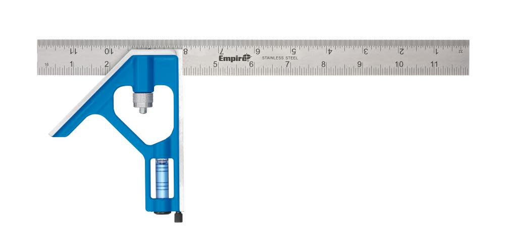 Empire Level 12 in. True Blue Combination Square - Ascmtools