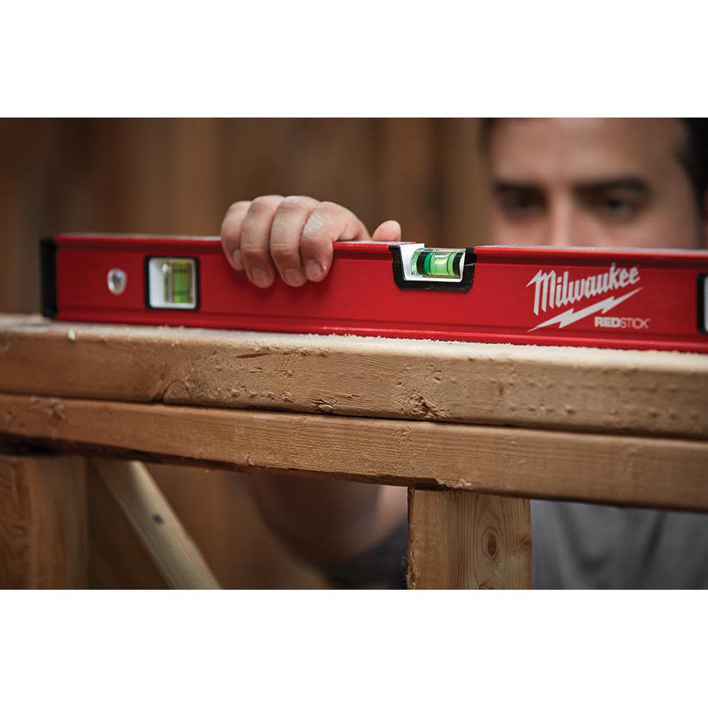 Milwaukee 24 In.REDSTICK Compact Box Level - Ascmtools