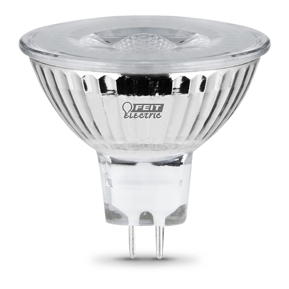 Feit Electric LED Bulb Bright White Dimmable 12V 6.6W GU5.3 MR16 1 Bulb - Ascmtools