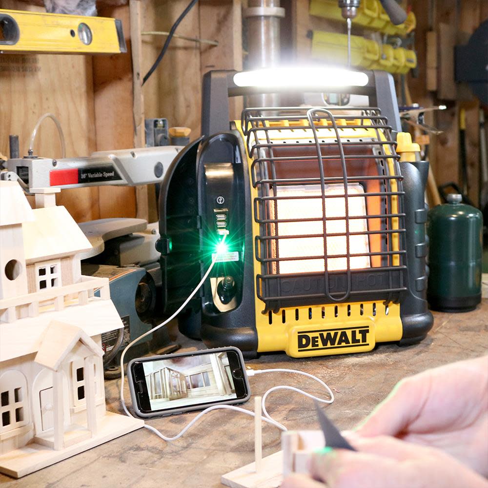 DEWALT 12000 BTU Propane Radiant Heater Refurbished - Ascmtools