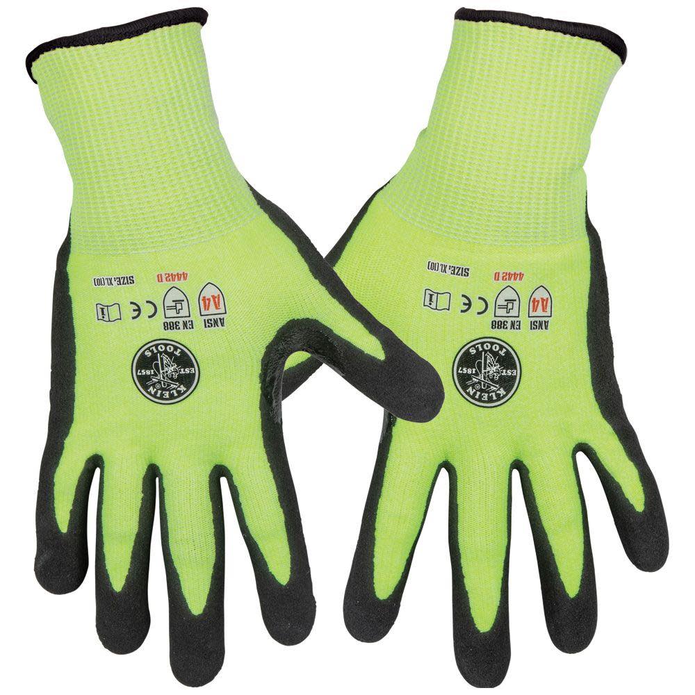 Klein Tools 2-Pair of Work Gloves Cut Level 4 Touchscreen – X-Large - Ascmtools