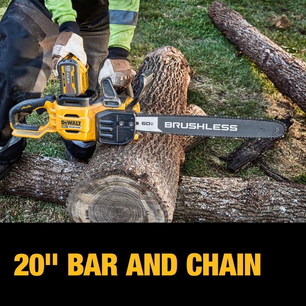DEWALT 60V MAX Chainsaw 20″ Brushless Cordless Kit - Ascmtools