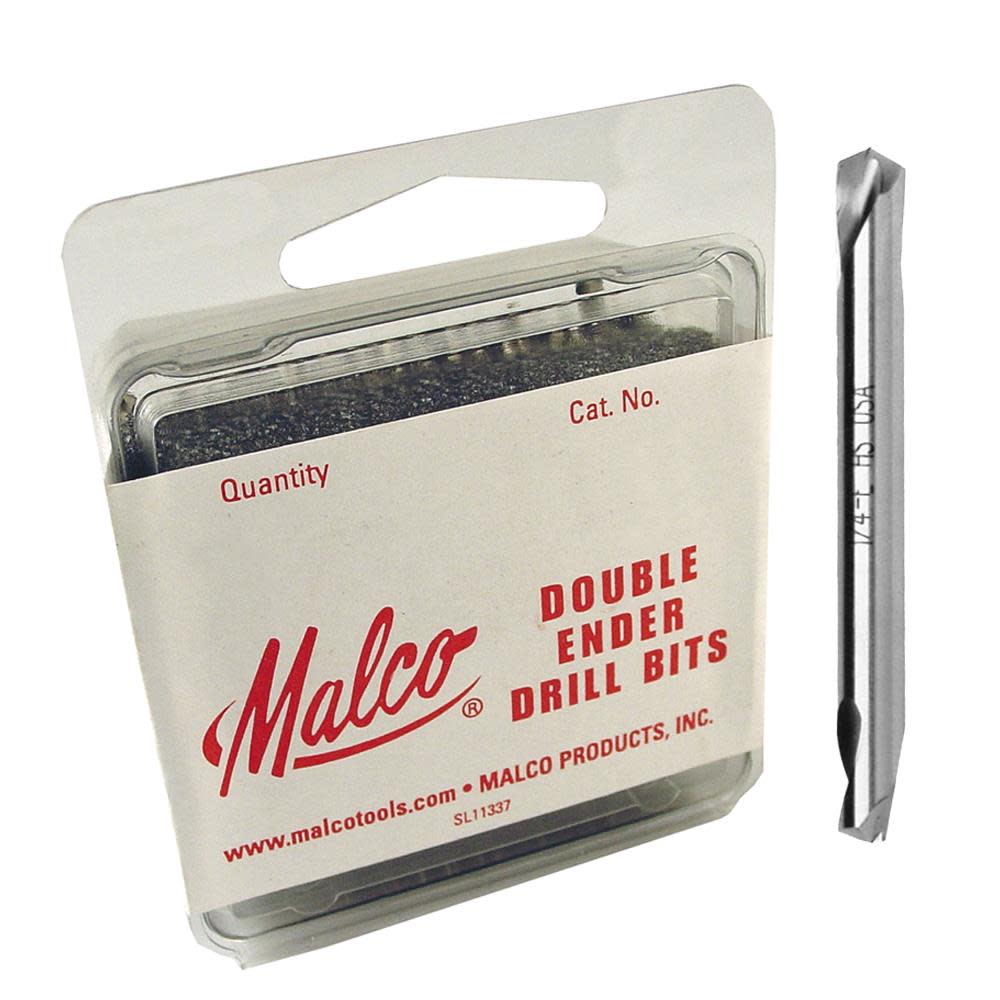 Malco Products Double Ended Polished Drill Bit – 1/8″ - Ascmtools