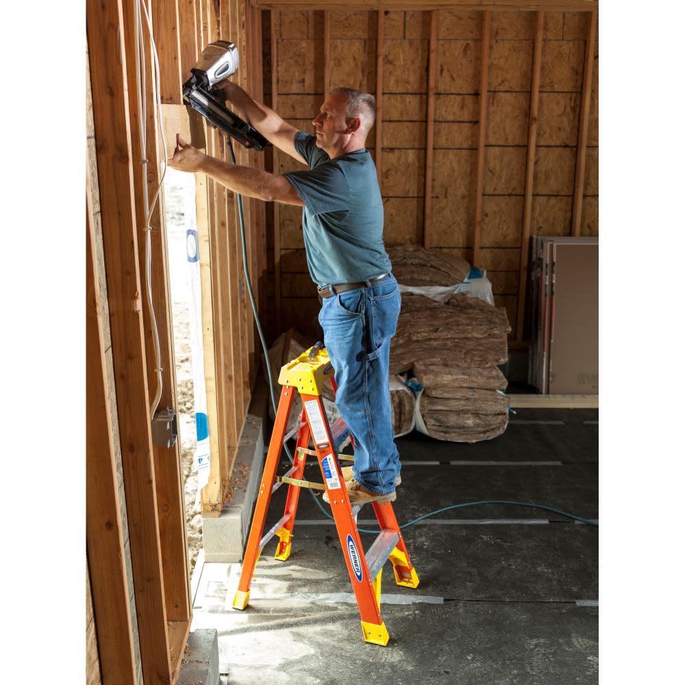 Werner 4ft Type IA Fiberglass Step Ladder 6204 - Ascmtools