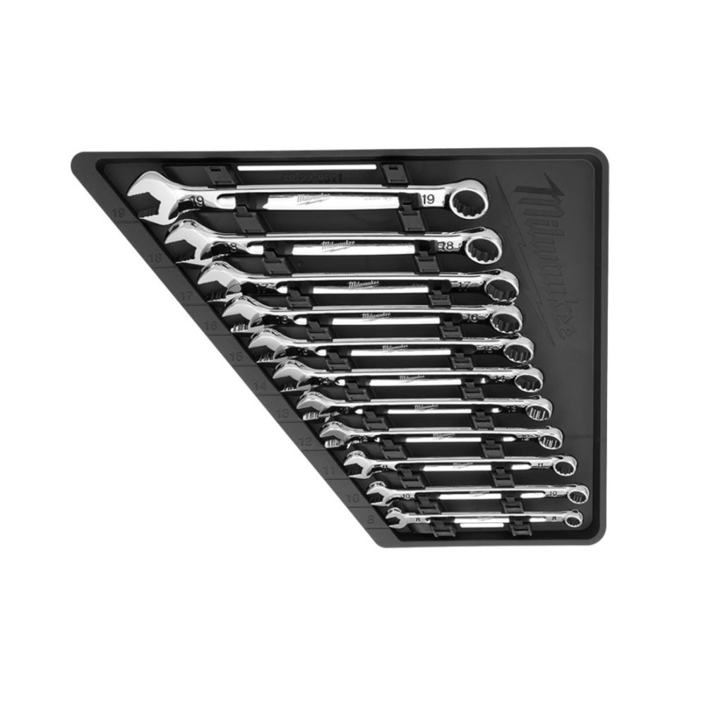 Milwaukee Metric Combination Wrench 11pc Set - Ascmtools