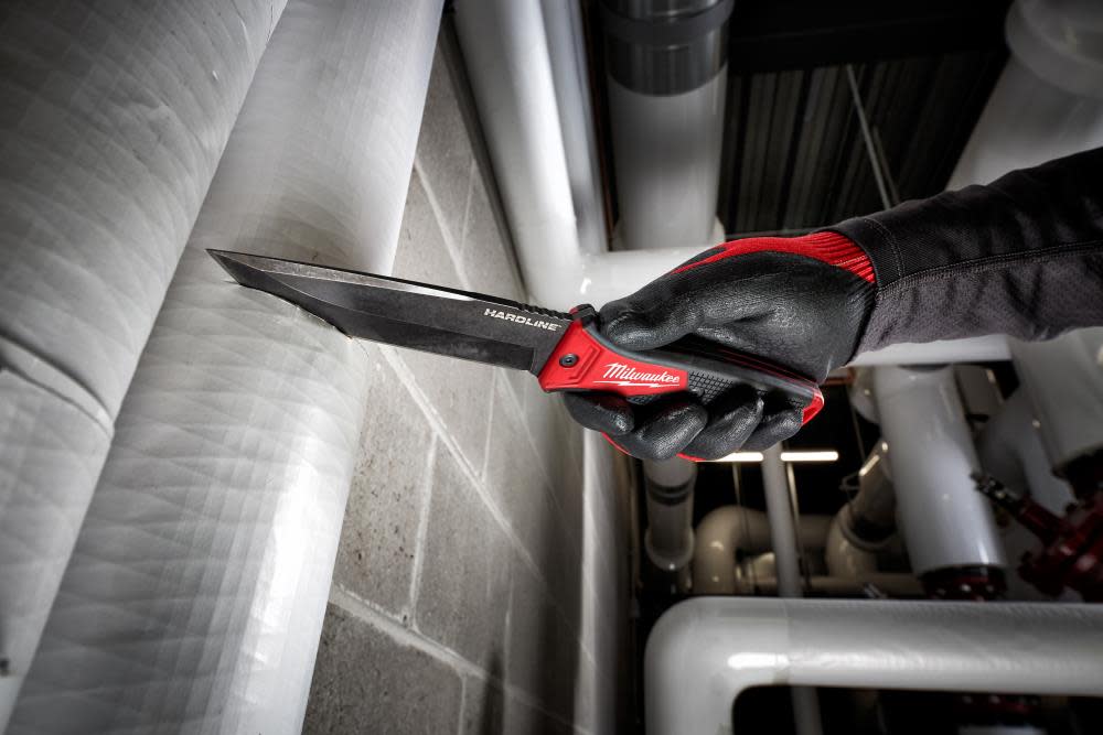 Milwaukee 5 In. HARDLINE Fixed Blade Knife - Ascmtools
