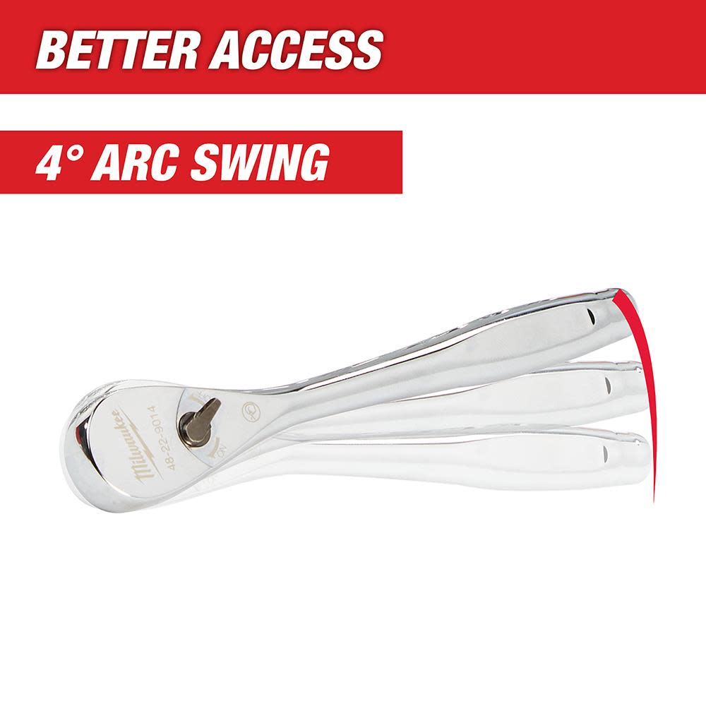 Milwaukee 1/2 in. Drive Ratchet - Ascmtools