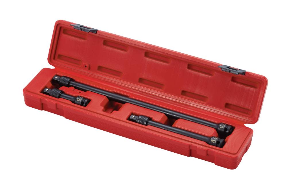 Sunex 3 pc. 3/8 In. Drive Locking Impact Extension Set - Ascmtools