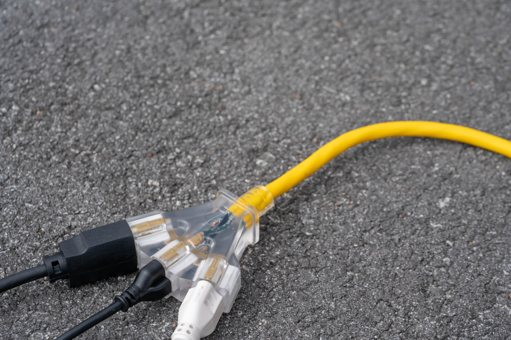 Southwire 3 Outlet Extension Cord Lighted End 12/3 SJTW 50′ - Ascmtools