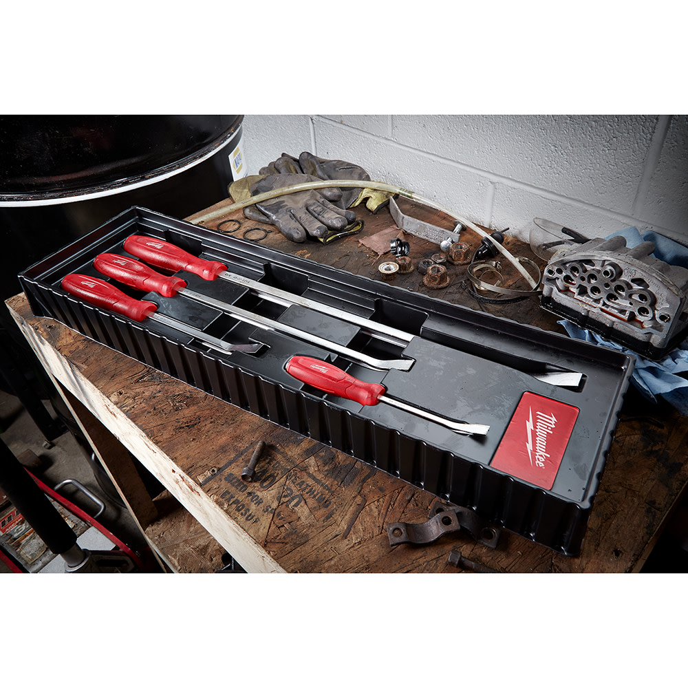 Milwaukee 4-Piece Pry Bar Set - Ascmtools
