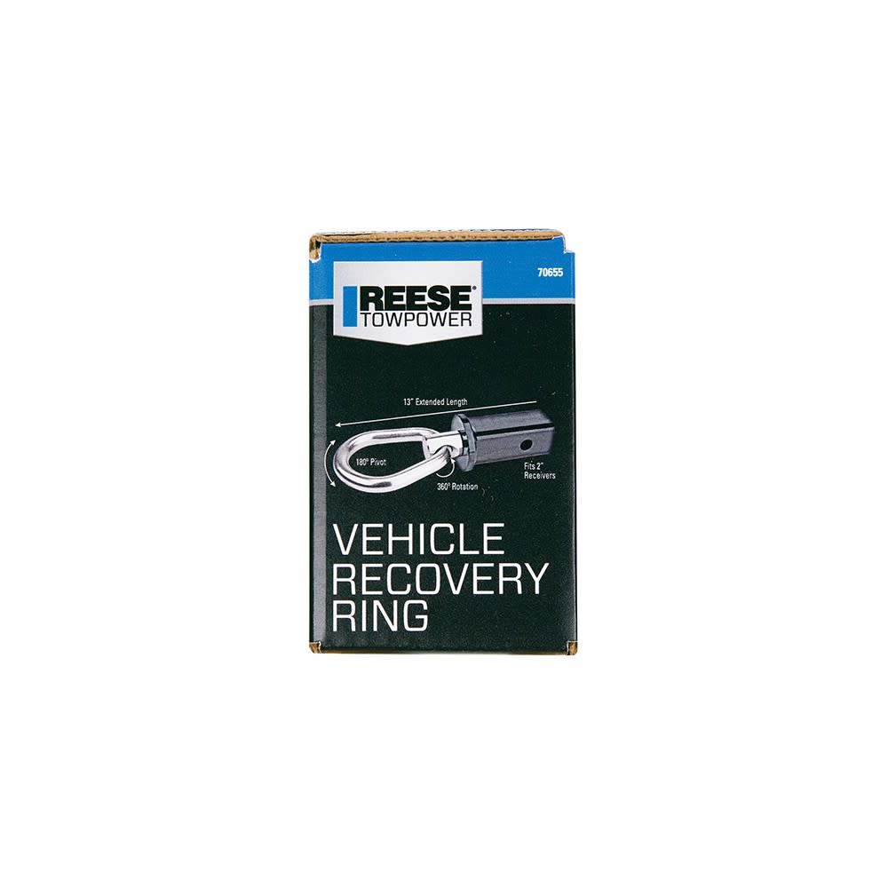 Reese 2″ 10000 lbs Tow Ring Trailer Hitch Ball Mount - Ascmtools