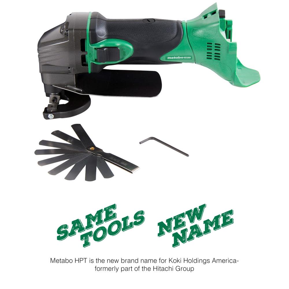 Metabo HPT 18V Cordless Li-ion Shear (Bare Tool) - Ascmtools