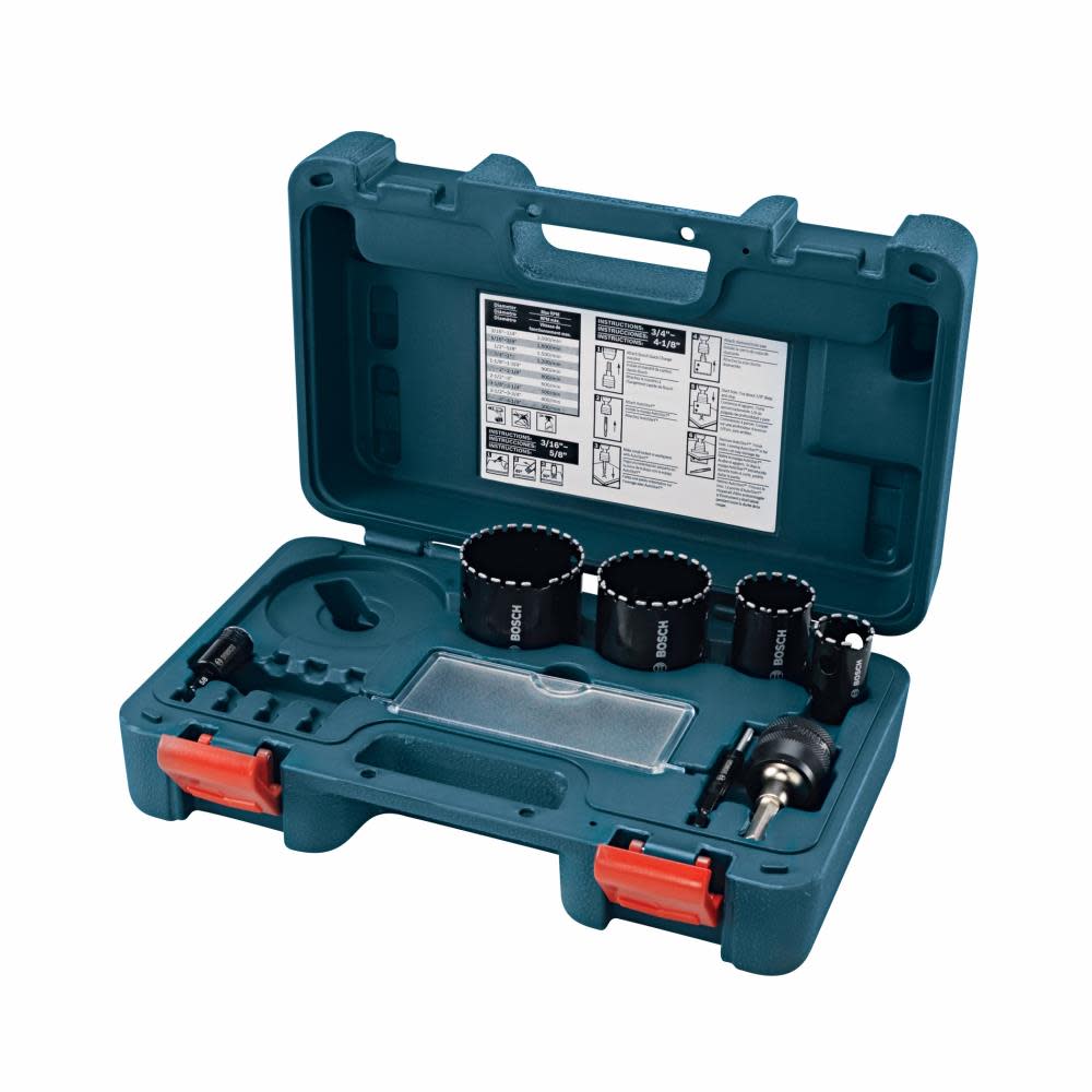 Bosch 7 pc. Diamond Hole Saw Set - Ascmtools