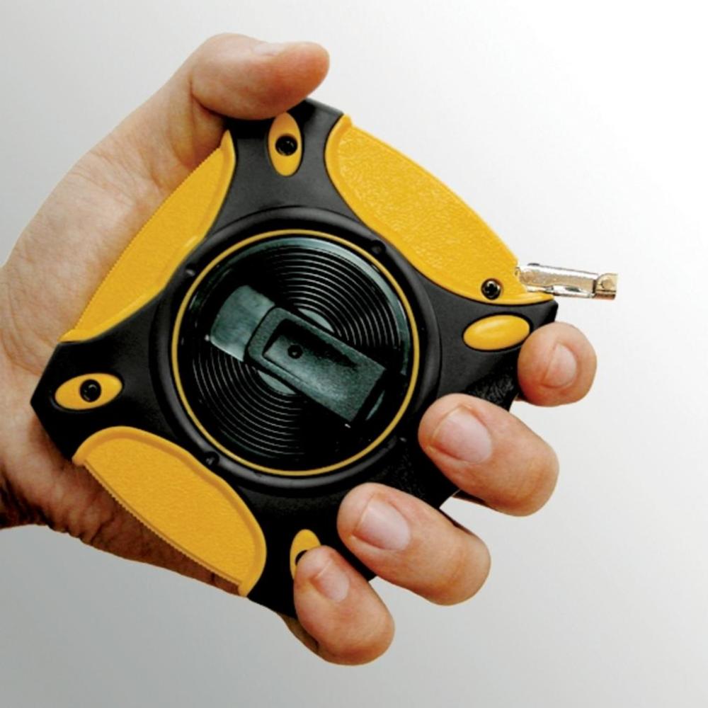 Komelon 50′ x 3/8″ Close Case Long Steel Gripper Series Tape Measure - Ascmtools
