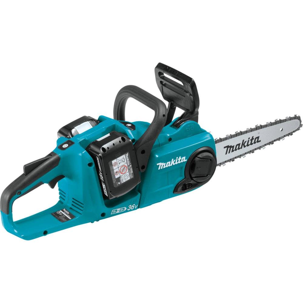 Makita 18V X2 (36V) LXT Chain Saw Kit 14″ Cordless Brushless with 4 5.0Ah Batteries - Ascmtools