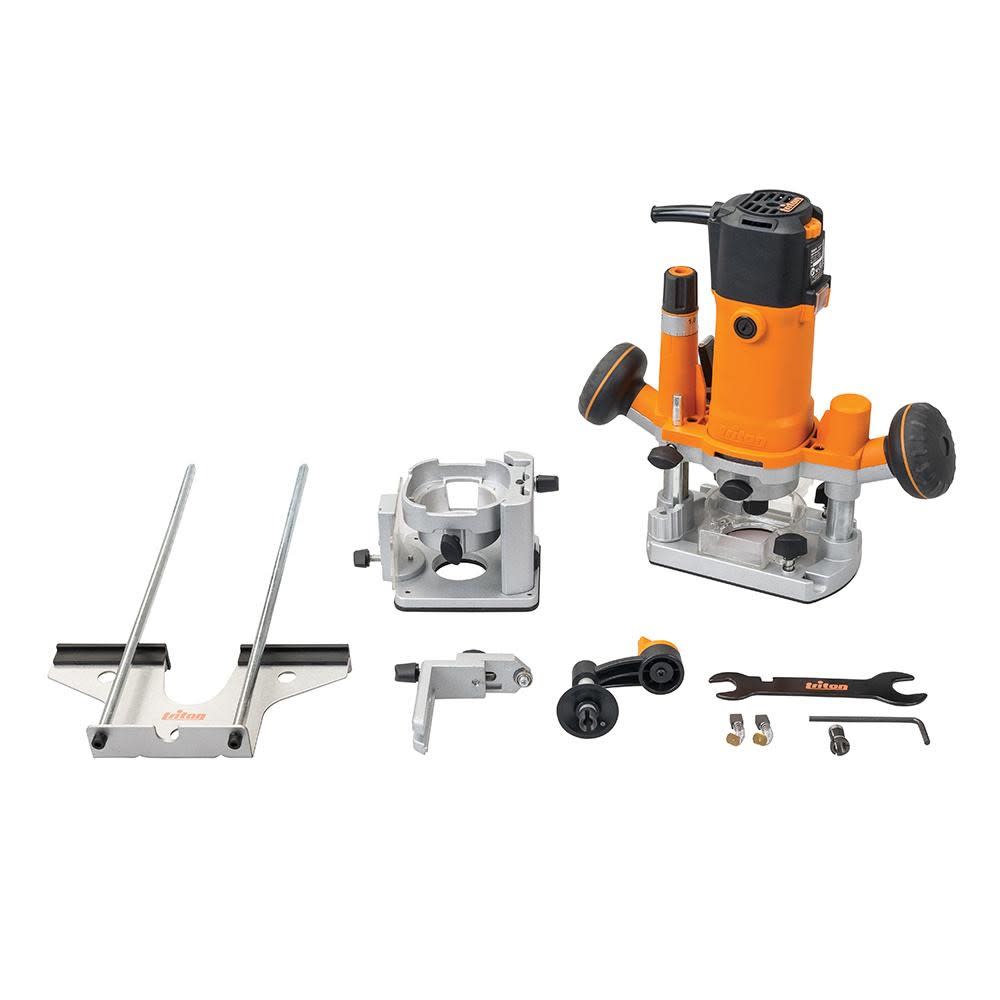Triton Power Tools TMNRTR Compact Trimmer Router 880W 1.2HP 7.3A - Ascmtools