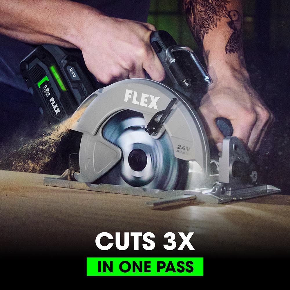 FLEX 24V 7-1/4-In Circular Saw Kit - Ascmtools