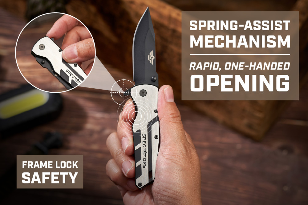 Spec Ops Tools Folding Pocket Knife - Ascmtools