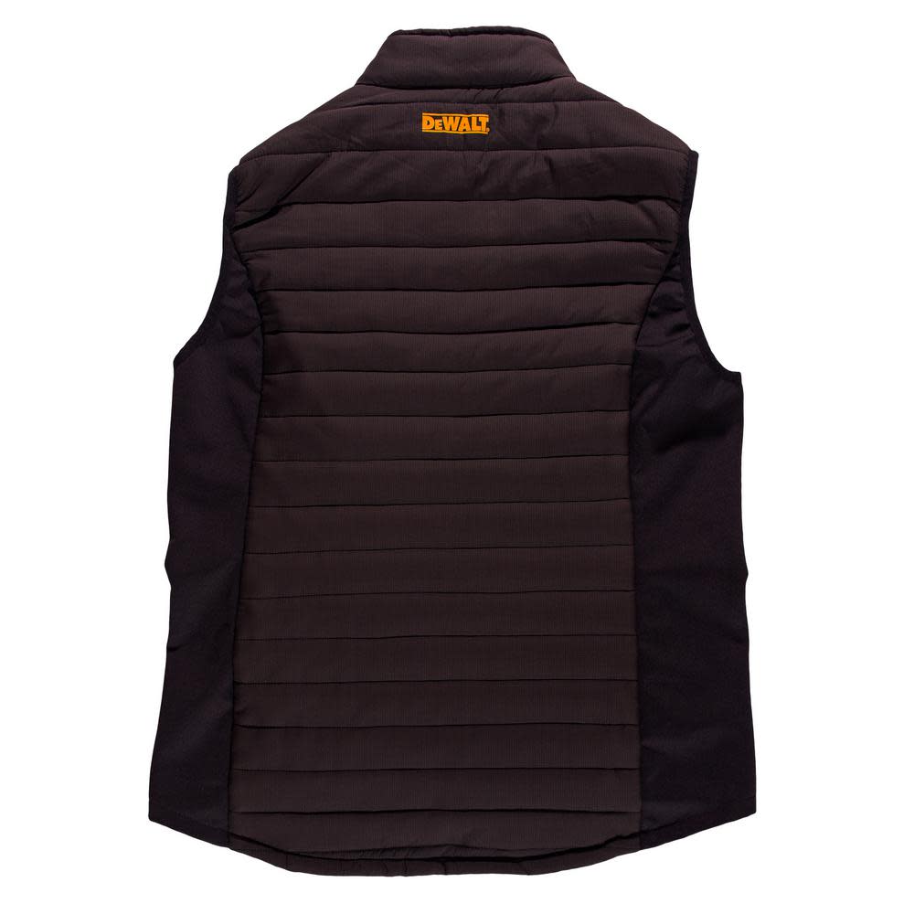 DEWALT Hybrid Fleece Vest Nylon/Polyester Black 2X - Ascmtools
