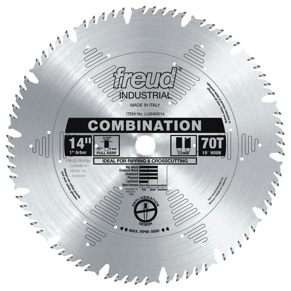 Freud 14″ Combination Blade - Ascmtools