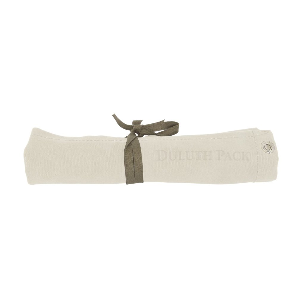 Duluth Pack Natural Canvas Utensil Roll - Ascmtools