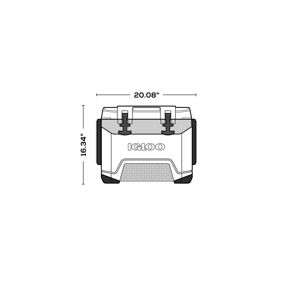 Igloo BMX Hard Cooler Rugged Blue 25qt - Ascmtools