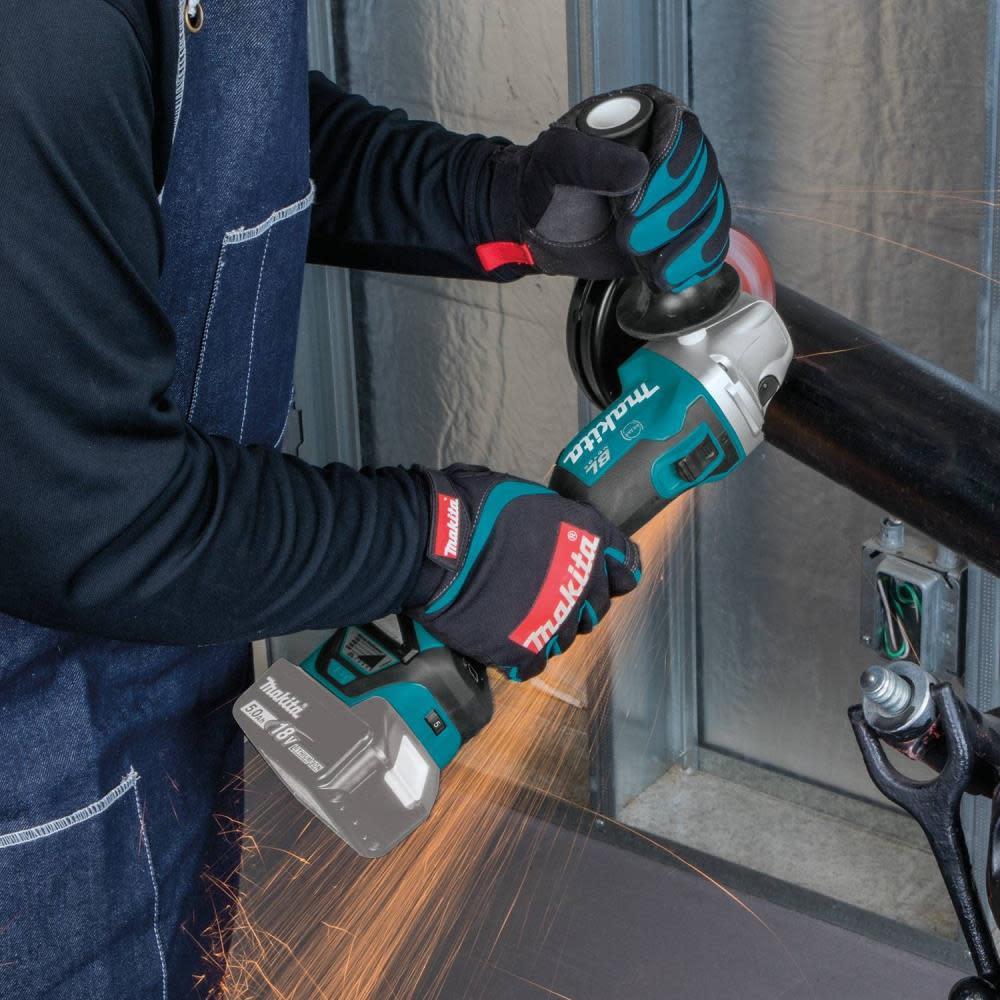 Makita 18V LXT 4 1/2 / 5″ Cut-Off/Angle Grinder with Electric Brake Bare Tool - Ascmtools
